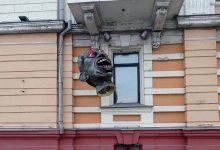 Фото - Набережную в Нижнем Новгороде украсили отрубленной головой